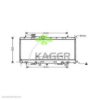 KAGER 31-2395 Radiator, engine cooling